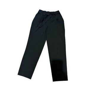 LOFT Black Tie-Waist Pants – Size Small – NWT